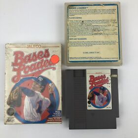 Bases Loaded Nintendo NES With Box JALECO Vintage Nintendo Collector Game