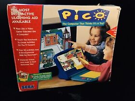 Vintage 1994 SEGA Pico Educational System The Computer That Thinks It’s A Toy