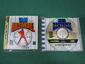 Sega Saturn -- 3D Baseball the Majors -- *JAPAN GAME!!* SS. 17256 