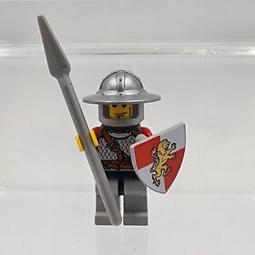 LEGO Kingdoms Lion Knight Minifigure 7948 Castle Scale Mail Shield cas447 