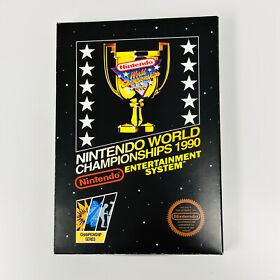 NES CHAMPIONSHIPS 1990 BOX ONLY NA HOMEBREW HACK
