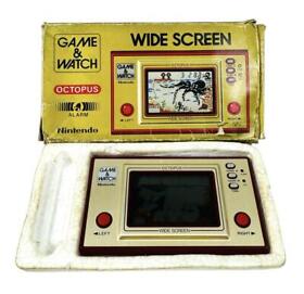 Nintendo GAME and WATCH Octopus Game Watch OC-22 Tested with Box
