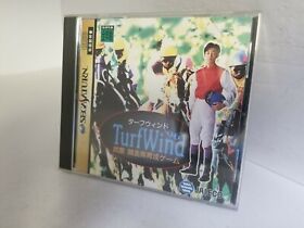TURFWIND 96 1996 game for SEGA SATURN Japan Version CIB COMPLETE V32