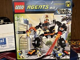 LEGO Agents 2.0 8970 Robo Attack 414 pcs 2009 HUGE SET New Retired