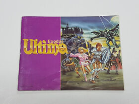 Ultima Exodus Authentic Original NES Nintendo Manual Only *wear
