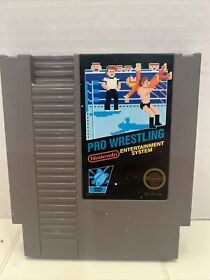 Cartucho Pro Wrestling (NES) solo, probado