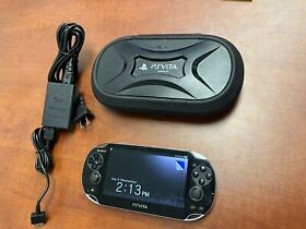 Sony PlayStation PS Vita Console PCH 1001 - Black - Tested - Bundle
