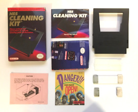 Vintage NES Cleaning Kit for Nintendo NES In Original Box CIB Complete W/ Poster