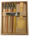 Japanese Style Chopsticks Gift Set Rice Paddle Included Natural S-2660