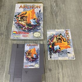 Authentic Nintendo NES Archon with Original Box and Manual