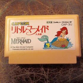 LITTLE MERMAID Famicom JAPAN Game CAPCOM