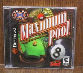 Video Game Sega Dreamcast Maximum Pool NEW SEALED Jewel
