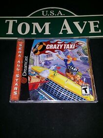 CRAZY TAXI | Sega Dreamcast | Complete w' Manual | White Label | Free Shipping !