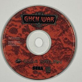 Ghen War (Sega Saturn, 1995) Disc Only Tested & Working Authentic