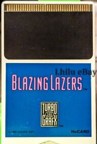 Blazing Lazers HuCard TurboGrafx 16 - Tested and works great