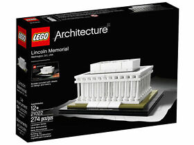 LEGO Architecture 21022 Lincoln Memorial  - Brand New In Box - Retired Set