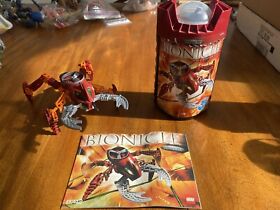 Lego Bionicle 8742 Vohtarak 100% Complete with manual and cannister