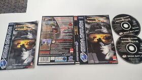 Command & Conquer Sega Saturn Pal UK Euro Good Complete Condition 