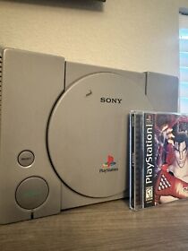 Sony PlayStation 1 PS1 Console Complete w 2Controllers, Card And Tekan!