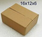 16x12x6 New Shipping Boxes for Standard Size Shoebox 32 ECT (Bundles of 5)