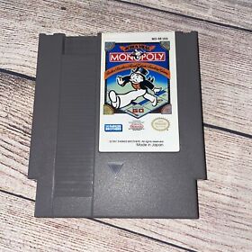NES Monopoly (Nintendo Entertainment System, 1991) Preowned Condition And Tested