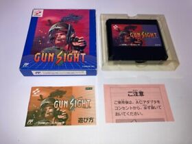 Gun Sight Boxed with Manual CIB Nintendo Famicom FC KONAMI 1991 Japan import