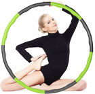 Hula Hoop Reifen Bauchtrainer Fitness Massage Schaumstoff 8 Teile
