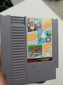 Super Mario Bros. Duck Hunt  Track Meet - Game Only - NINTENDO NES 417a