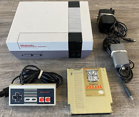 Consola Nintendo Entertainment System NES con The Legend of Zelda