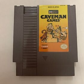 Caveman Games NES Nintendo Entertainment System Video Game Tested