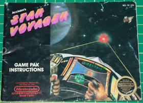 Nintendo NES Manual: Star Voyager