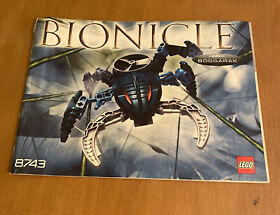 Lego Bionicle 8743 Instruction Manual Only- No Pieces