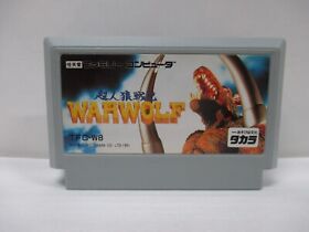 NES -- WAR WOLF / Werewolf: The Last Warrior -- Famicom, JAPAN Game. 10908