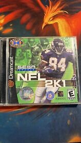 NFL 2K1 (SEGA Dreamcast, 2000) Sega All Stars CIB Complete Tested & Working