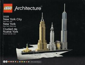 Instruction Book Only For LEGO Architecture New York City 21028 