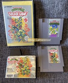 Teenage Mutant Ninja Turtles 1 & 2 I II The Arcade Game - Nes Nintendo Pal