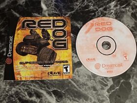 Red Dog Redog Dreamcast Disc And Manual