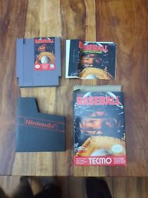 Tecmo Baseball Nintendo NES Game 80s Vintage