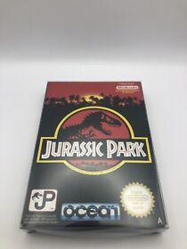 Jurassic Park Nintendo Nes W/Manual Rare 8 Bit Retro PAL 1992 #0441