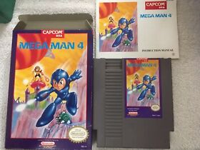 Mega Man 4 CIB Nintendo NES Complete 