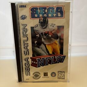 Sega Sports NFL '97 (Sega Saturn, 1996) COMPLETE in Long Box