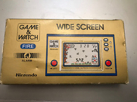 VINTAGE NINTENDO GAME AND WATCH FIRE  NEW IN BOX