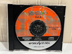 Saturn Super Vol. 6 JAPAN-LOCKED Sega Saturn demo promo,Metal Black Irem+