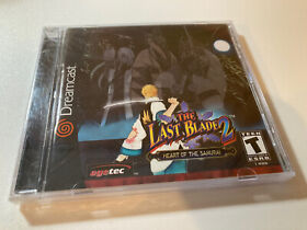 The Last Blade 2 Heart of the Samurai Factory Sealed Y-Fold New Sega Dreamcast