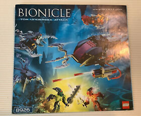 Lego Bionicle 8926: Toa Undersea Attack—— Instruction Manual ONLY