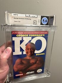 NES George Foreman’s Ko Boxing New Sealed Wata #1 On Pop Report Highest Graded!