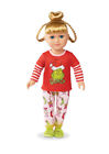 My Life As Poseable Grinch Sleepover 18 inch Doll, Blonde Hair Blue Eyes - New