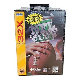 NFL Quarterback Club Sega Genesis 32x NIB Sealed Vintage Retro Video Game