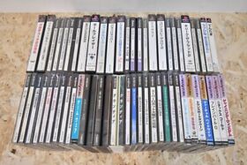Lot of 53 Sega Saturn Sony Playstation SS PS Japan Import Games with Spine