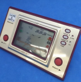 Nintendo FP-24 Game & Watch Chef Handheld Game 1981 Vintage Used Free Shipping